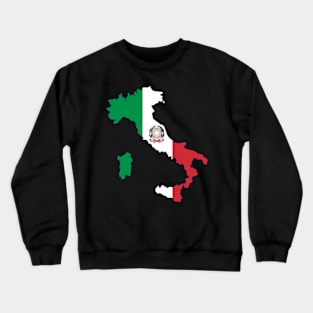 Italy Map Crewneck Sweatshirt